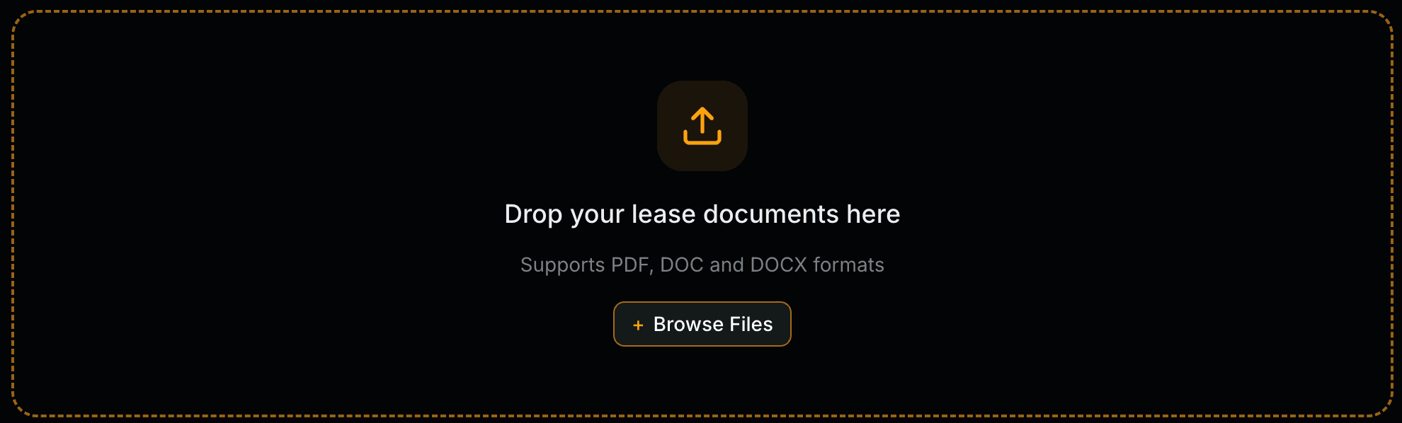AI extraction — lease terms extracted from document